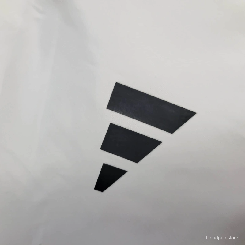 25/26 Real Madrid Jacket White Windbreaker