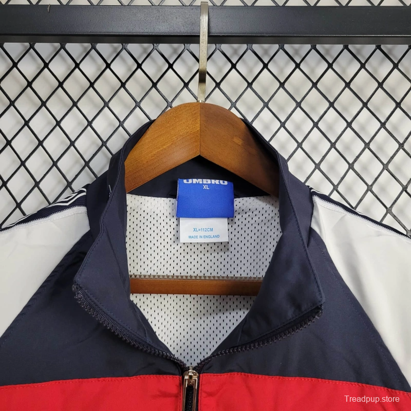 2025 England Jacket Navy/Red/White Windbreaker