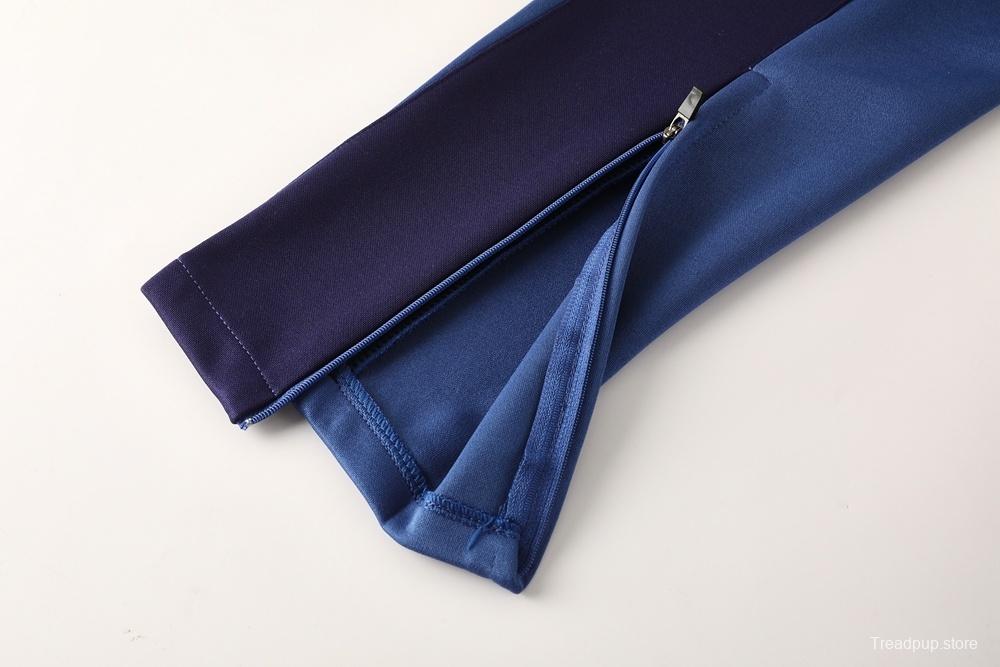 2025 NIKE Blue/Green/Black Full Zipper Jacket + Long Pants