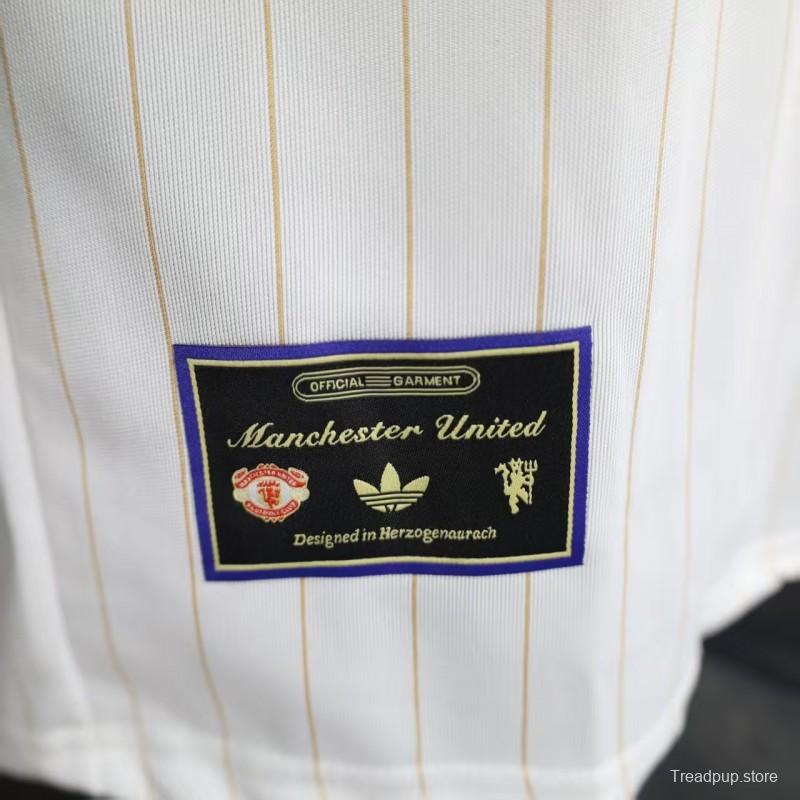 Player Version 25/26 Manchester United White Casual Jersey