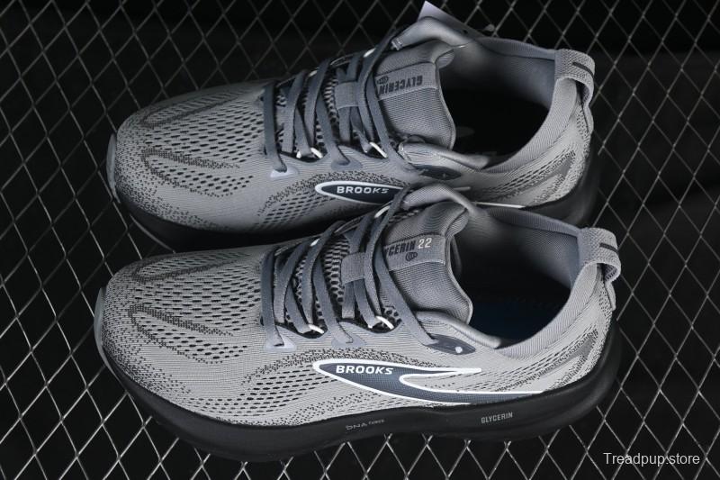 Brooks Glycerin 22 Cushioned Marathon Nitrogen Running Shoes - 1104451D078