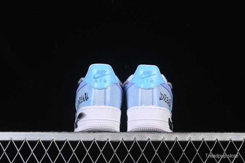 Nike Air Force 1'07 Low Chasing Dream Hand-Painted Graffiti Casual Sneakers - CW2288-101