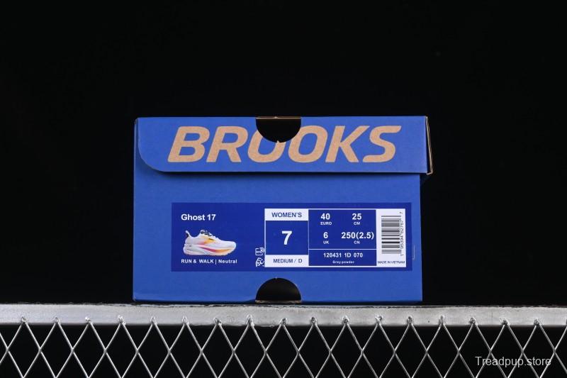 Brooks Ghost 17 Cushioned Marathon Racing Running Shoes - 1204311D070