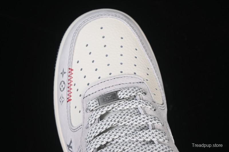 Nike Air Force 1 '07 Low LV Collaboration Grey Hook Woven Label Casual Sneakers - CX5050-Y25