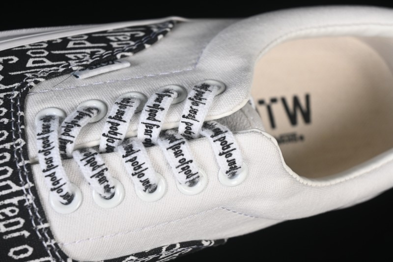 Vans Era 44 Low-Top Casual Skate Shoes with All-Over Logo Print - VN0A3MQ5PZP1