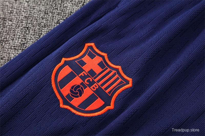 Player Version 25/26 Barcelona Royal Blue T90 Half Zipper Jacket+Long Pants