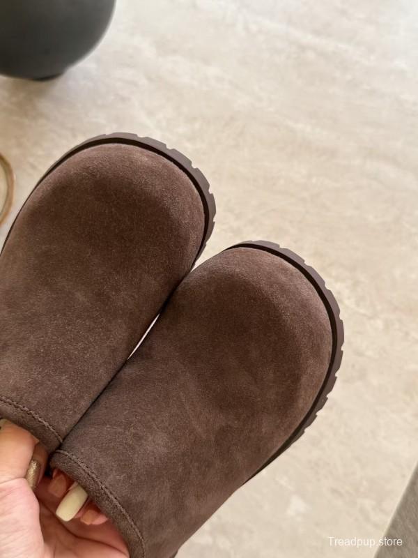 Ugg 2025/SS Potato Wool Slippers with Inner Height Increase - KFY00240