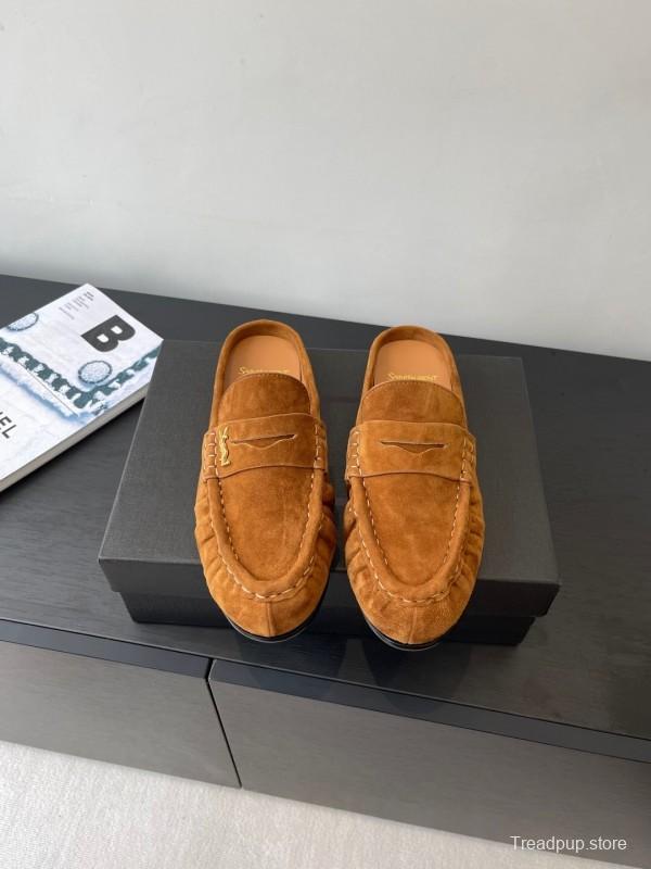 Saint Laurent Classic Loafer Mule Flats - KFY00320