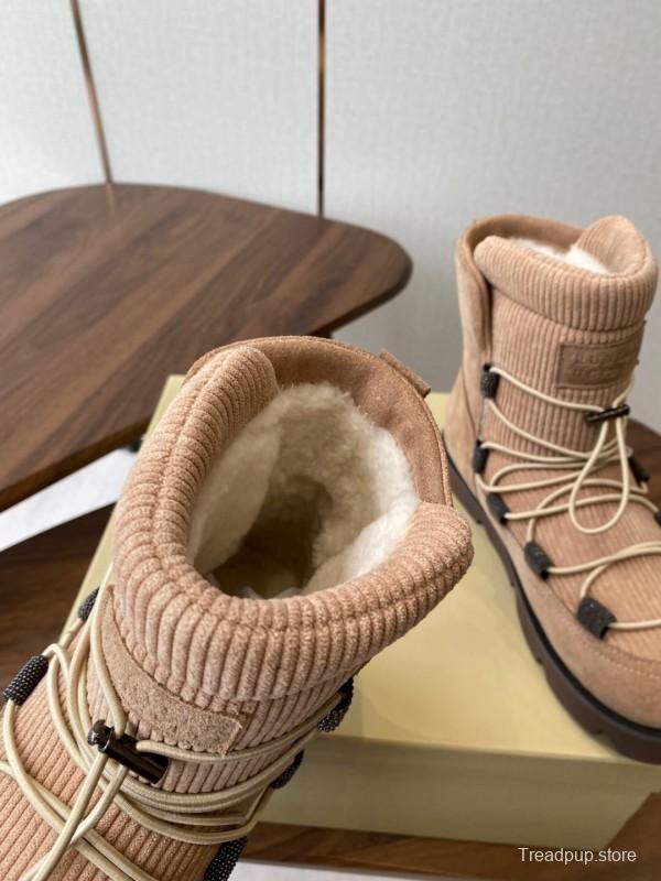 Brunello Cucinelli Open Walk Ankle Boot Winter Snow Boots - AS00410