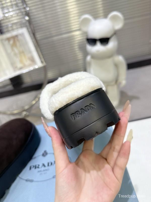 Prada Spring-Summer 2025 Premium Fur Slippers - KFY00280