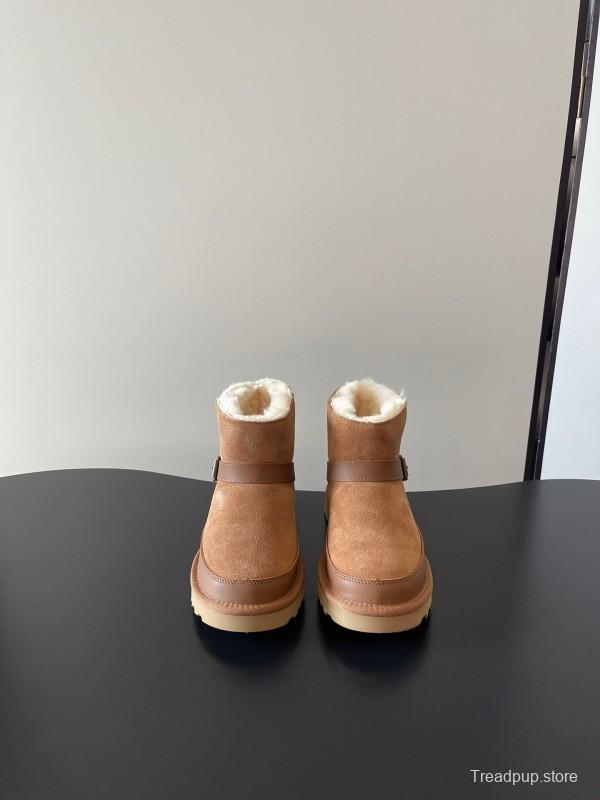 UGG 4512 Flat Buckle Ultra Wool Anti-Slip Snow Boots - AS00290