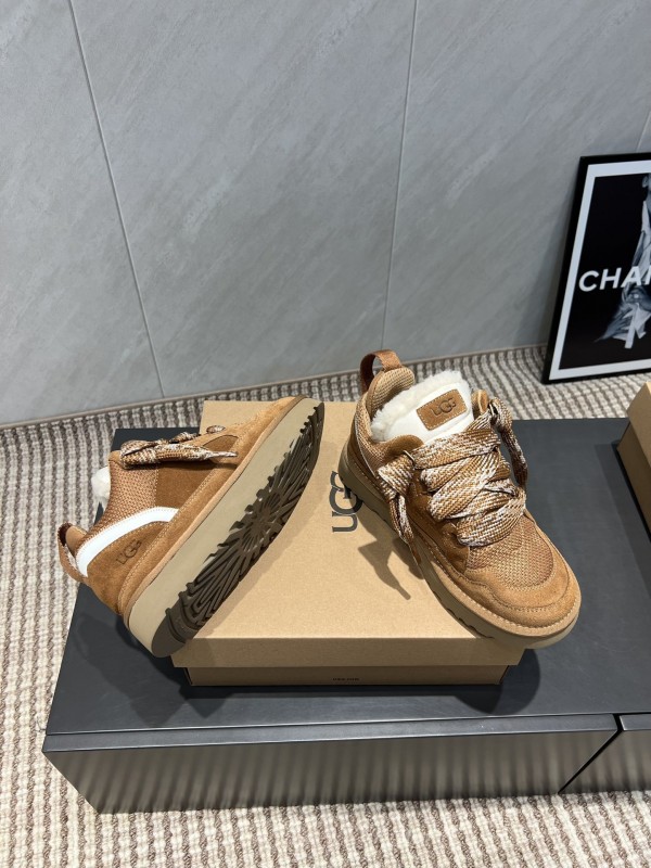 UGG Platform Sneakers Series Round Toe Thick Sole Casual Shoes - MJ00270