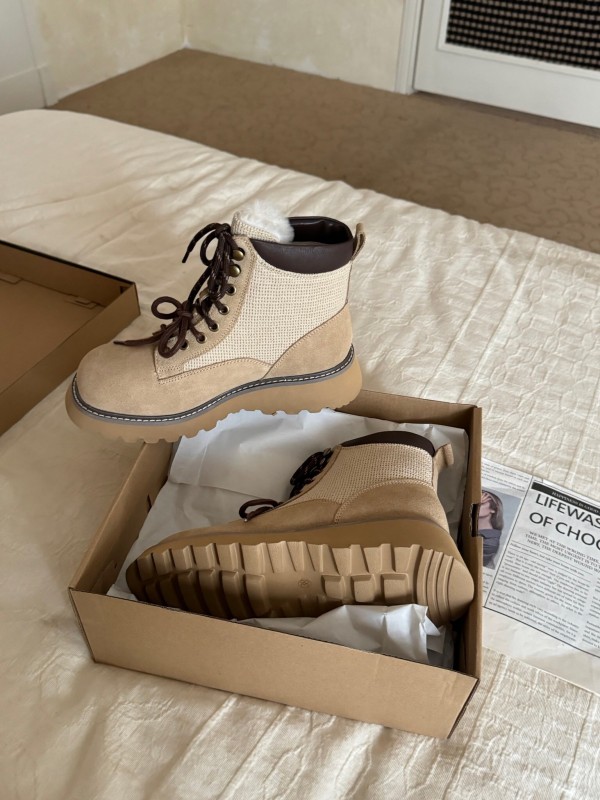 Agoge Autumn Winter New British Style Ankle Boots Martin Boots - KFY00