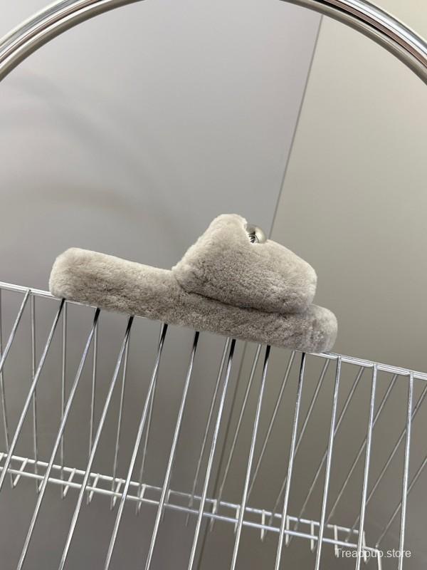 ALAÏA Fall/Winter 2025 Latest Fur Slippers - KFY00230