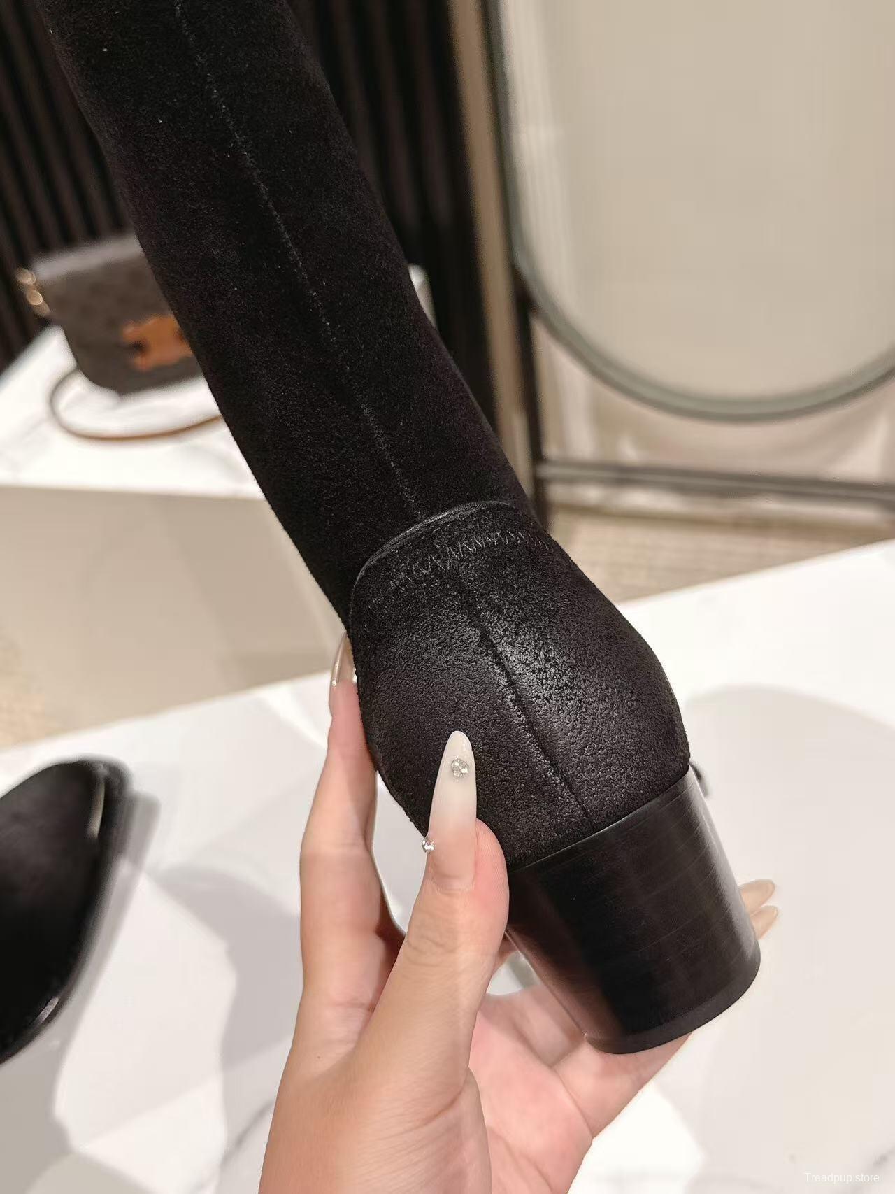 CELINE 2025 SS Fashion Boots with Arch of Triumph Logo - LY00500