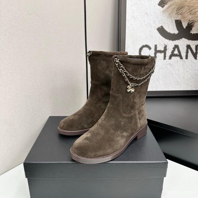 Chanel 2025 SS Short Boots Essential Fall Winter Item - LY00420