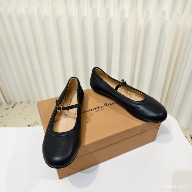 Gianvito Rossi Bohemian Style Flat Ballet Shoes - LY00310