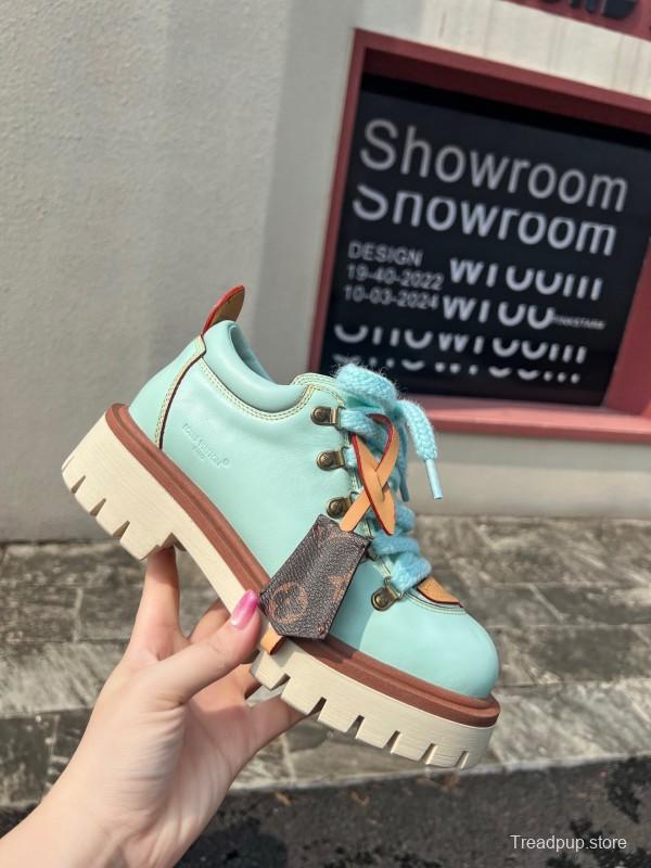 Louis Vuitton REMIX Lace-Up Derby Hiking Shoes - LY00340