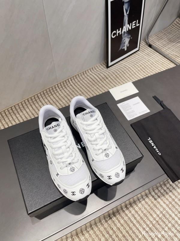 Chanel Silver Horn King II Casual Series Sports Shoes - KFY00330