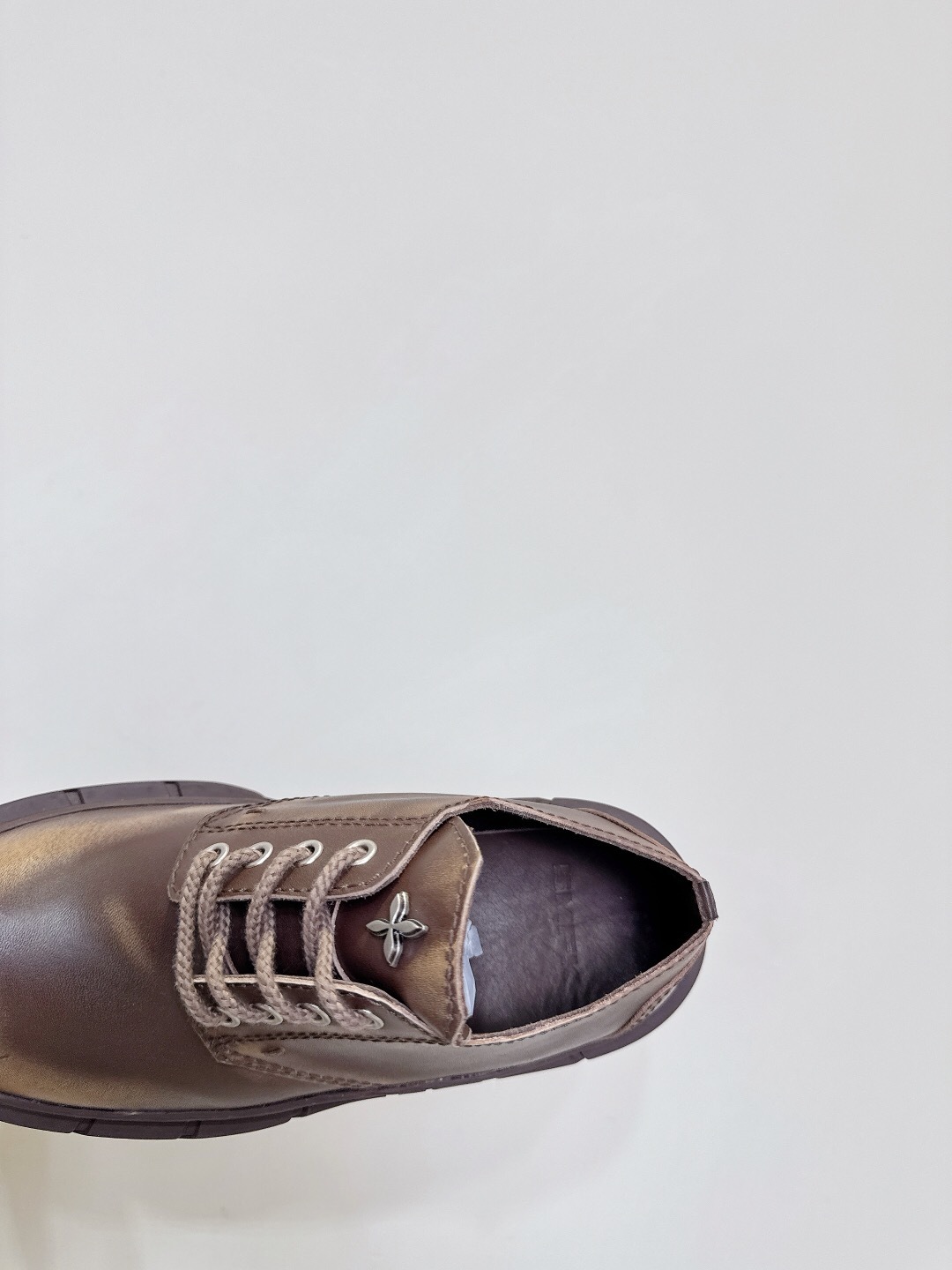 Smfk 2025 SS Collection Platform Derby Shoes with Thick Sole - LY00260