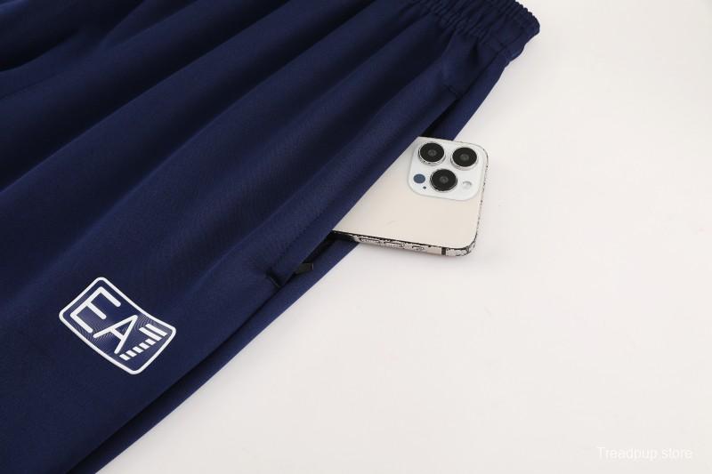 25/26 Napoli Blue/Black Full Zipper Jacket+Long Pants