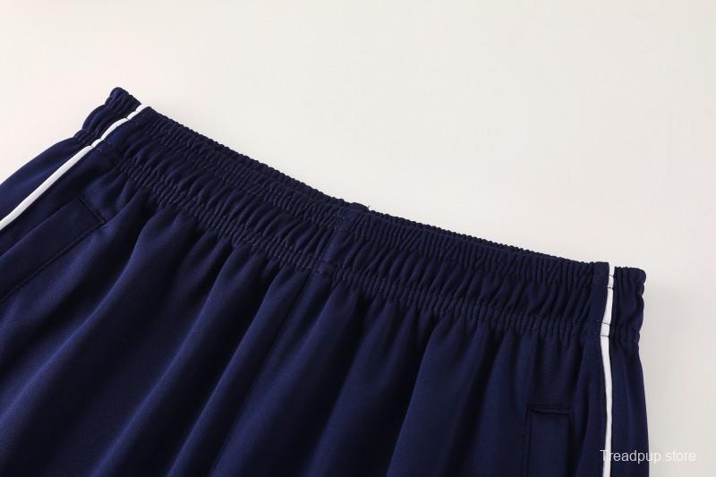 25/26  Adidas Navy Blue Full zipper Jacket Tracksuit+ long pants