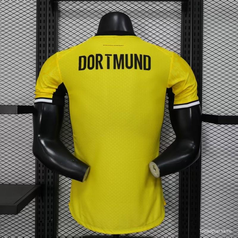 25/26 Player Version Borussia Dortmund Yellow with Black Trim Jersey