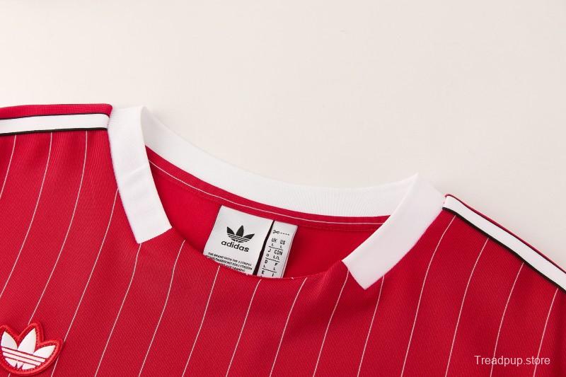 26/27  Manchester United Red Short Sleeve+Soccer Shorts