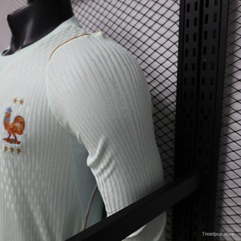 Player Version 26/27 France Mint Green Away Long Sleeve Jersey