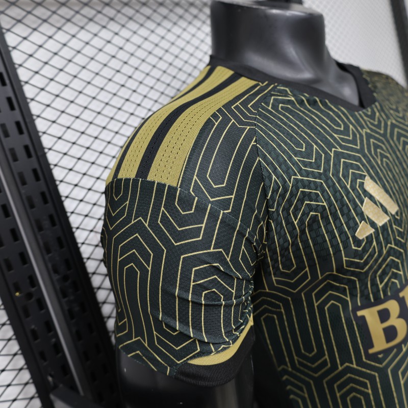Player Version 2026 LAFC Home Black with Gold   Jersey