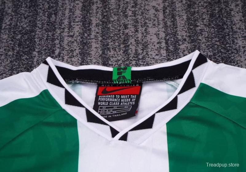 Retro Kids 1996  Nigeria Green Home Jersey