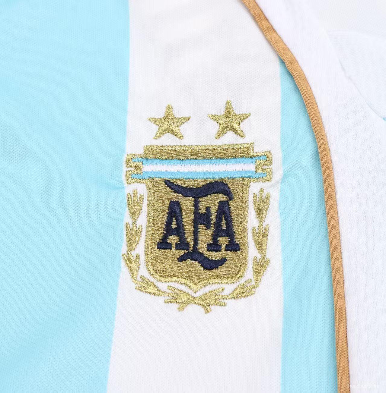 Retro Kids 2006 Argentina Home Jersey