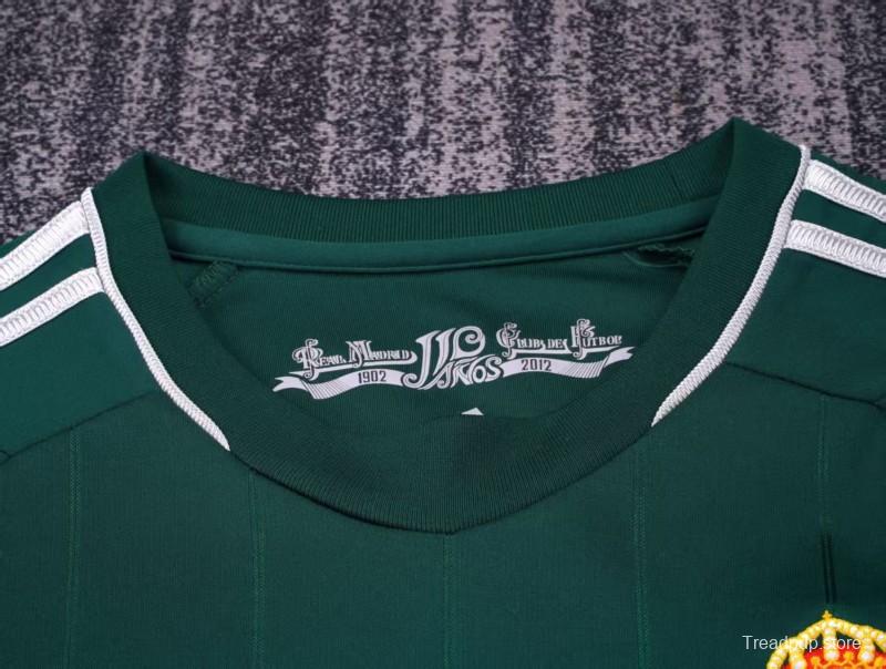 Retro Kids 12/13  Real Madrid Third Green Jersey