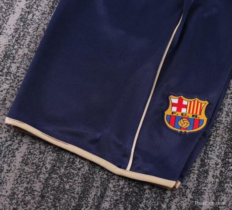 Retro Kids 01/02 Barcelona Away Jersey