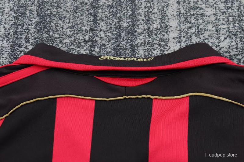Retro Kids 06/07 AC Milan Home Long Sleeve Jersey