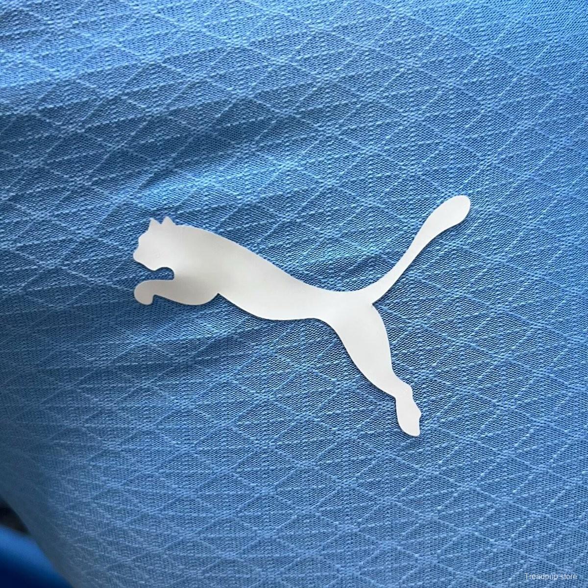 Player Version 24/25 Manchester City Home Long Sleeve Jersey