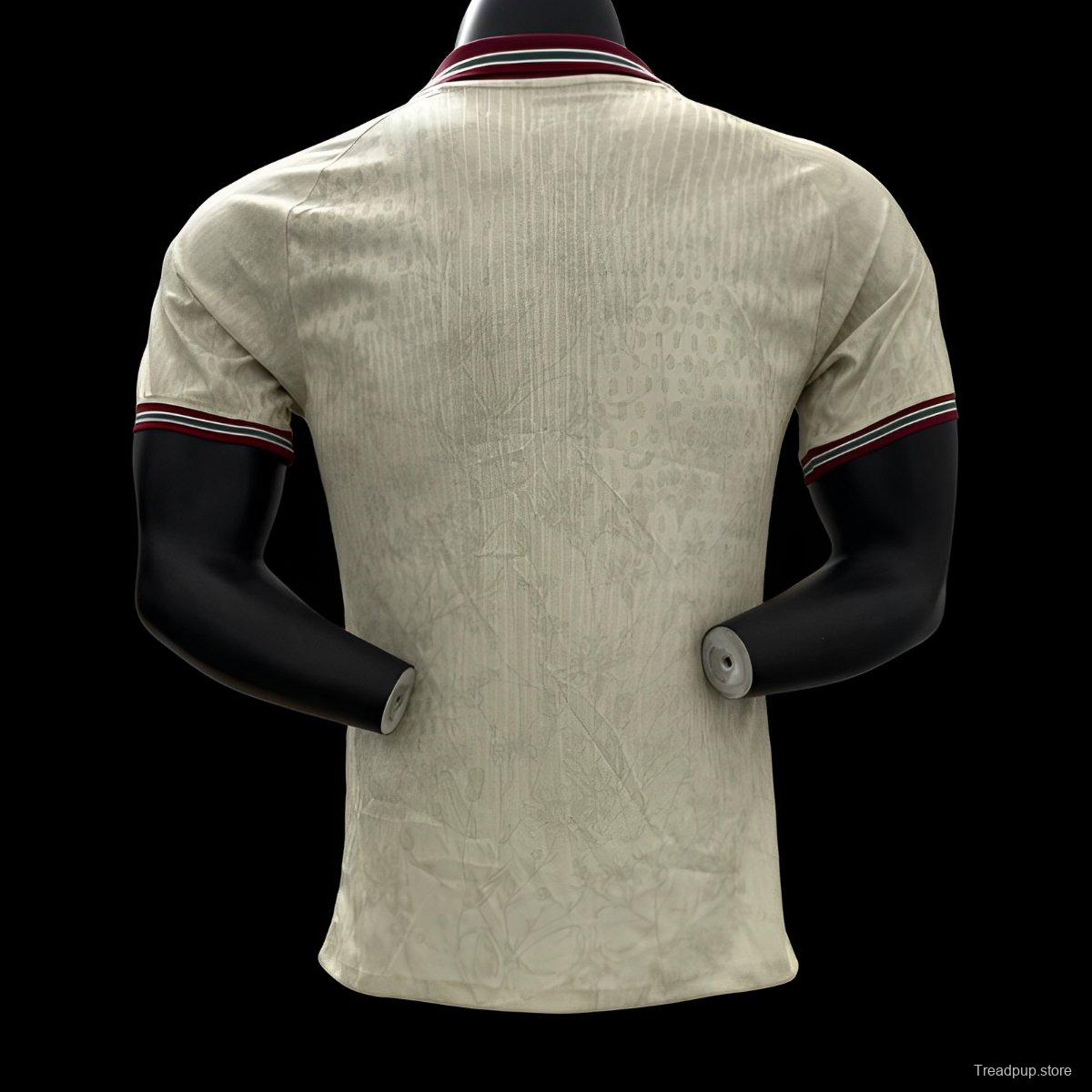 Player Version 25/26 Real Betis White with Green Central Stripe Jersey