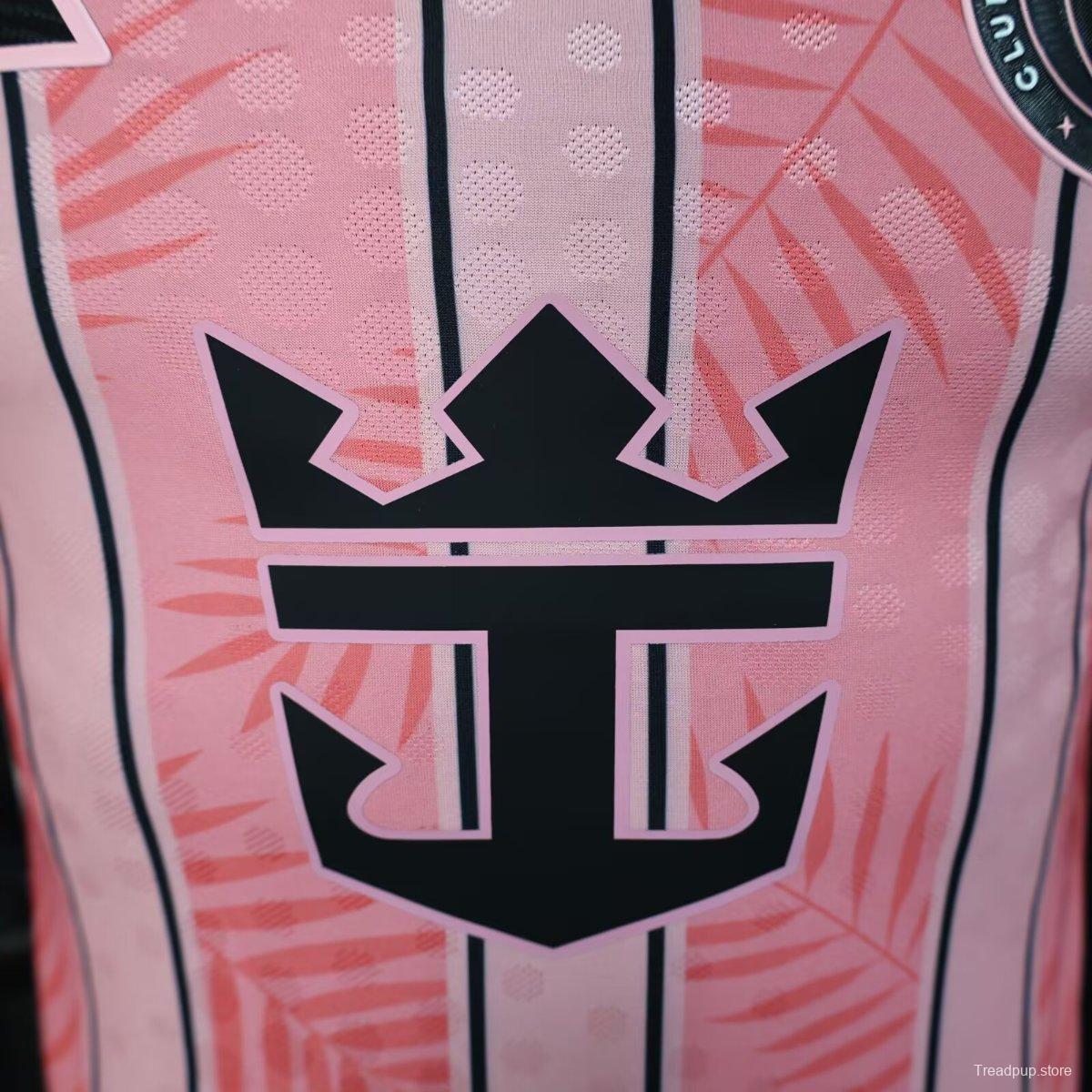 Player Version 25/26 Inter Miami CF Pink with Palm Leaf and Stripes Jersey