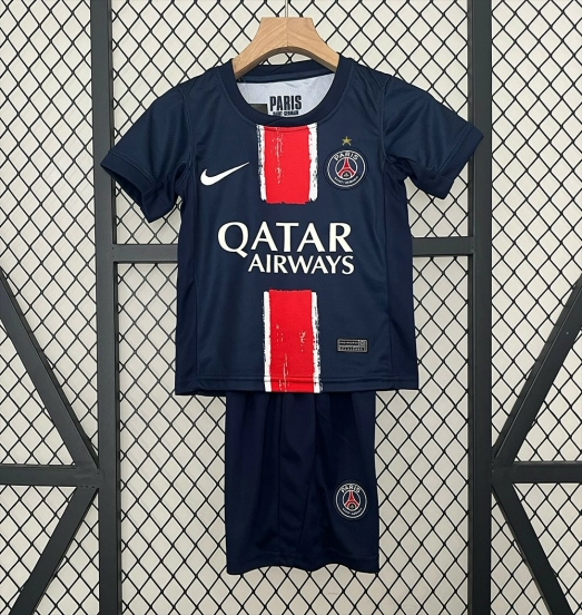 1 Star 24/25 Kids PSG Home Jersey