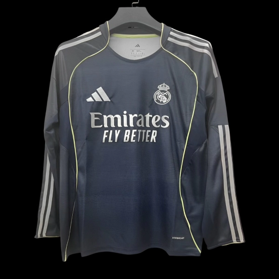 25/26 Real Madrid Away Long Sleeve Jersey