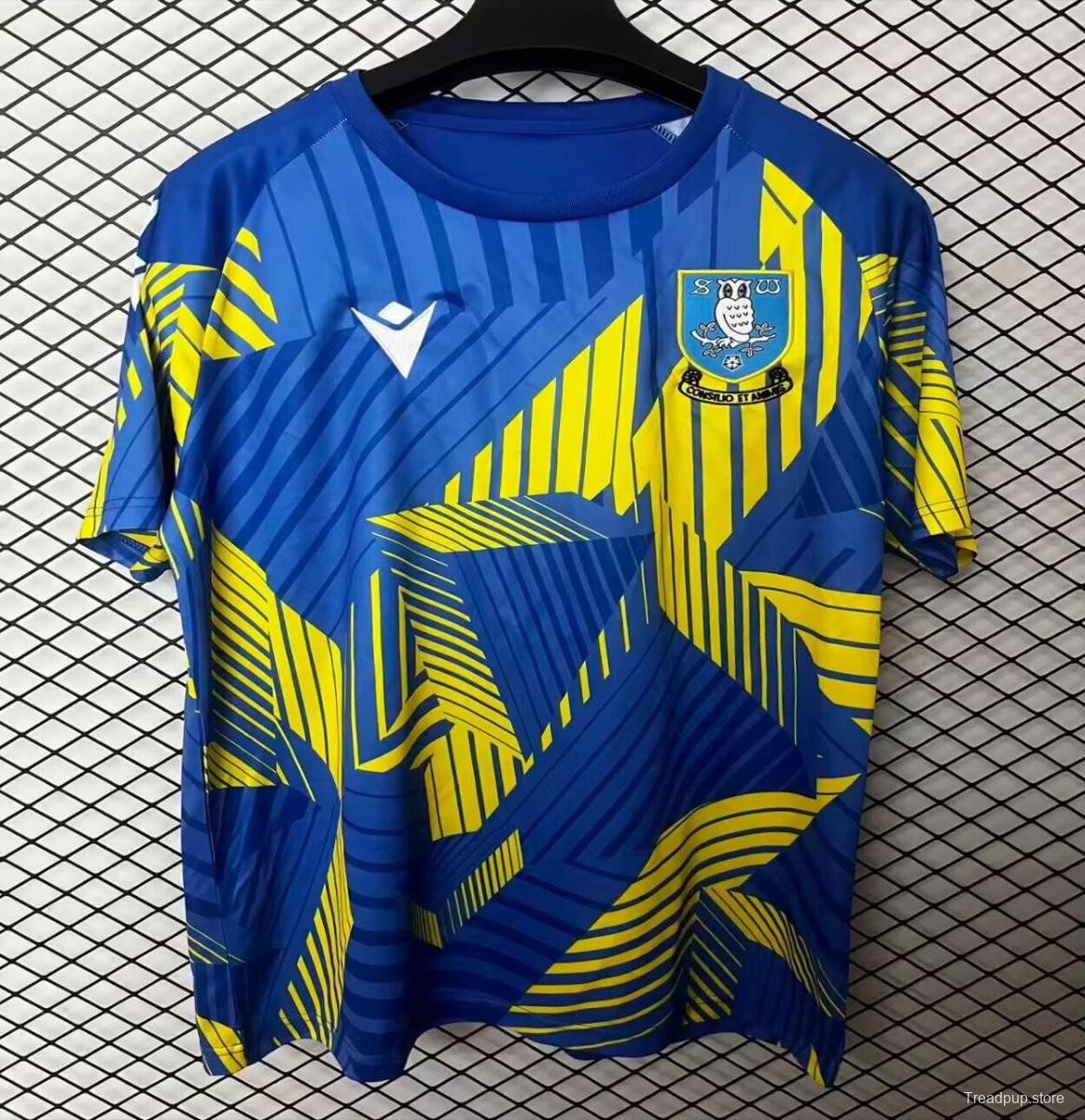 25/26 Sheffield Wednesday M25 Adult Warm Up Jersey
