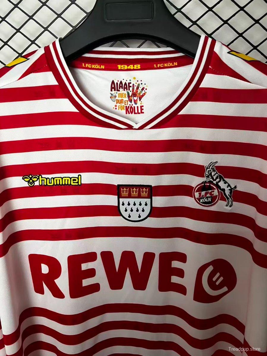 25/26 Koln Carnival White/Red Special Long Sleeve Jersey