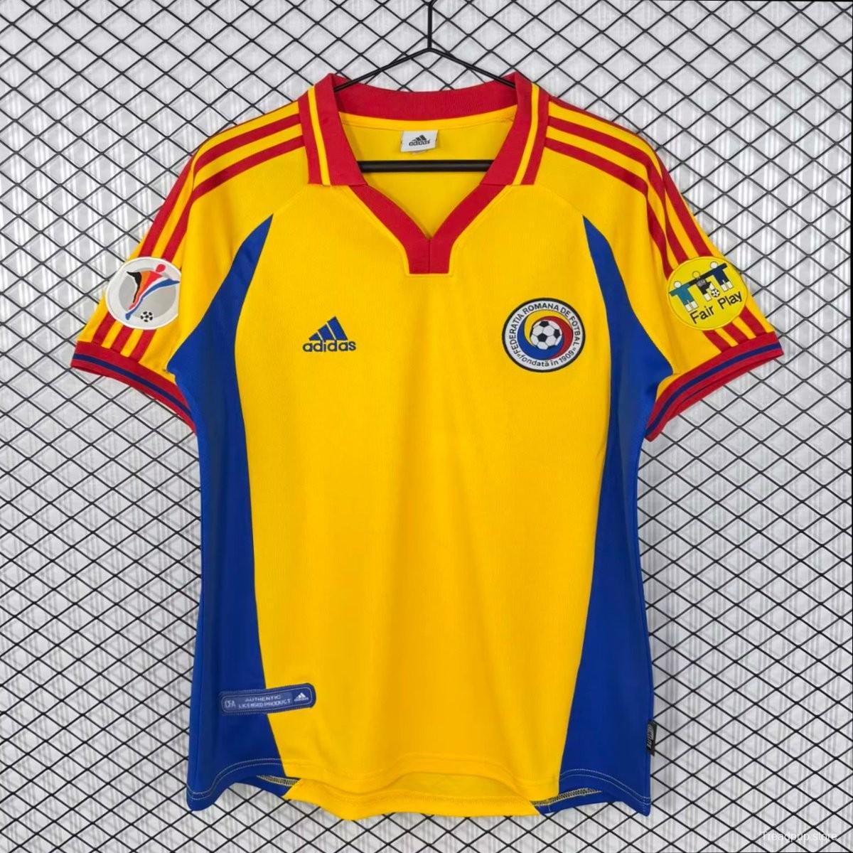 Retro 2000 Romania Home Jersey