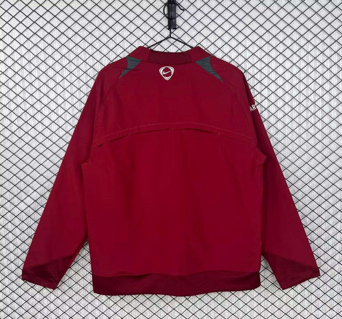 Retro 05/06 Arsenal Third Wine Windbreaker