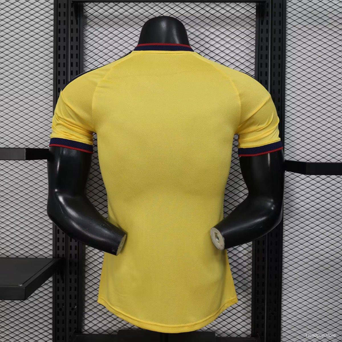 Player Version 2026 Colombia Yellow Pre-Match Jersey