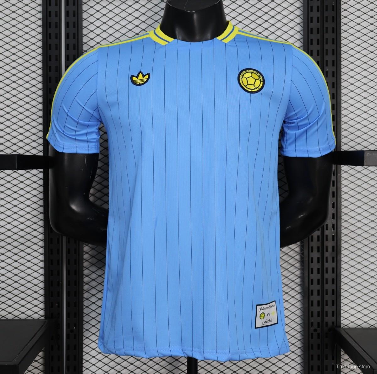 Player Version 2026 Colombia Blue Terrace Icons Jersey