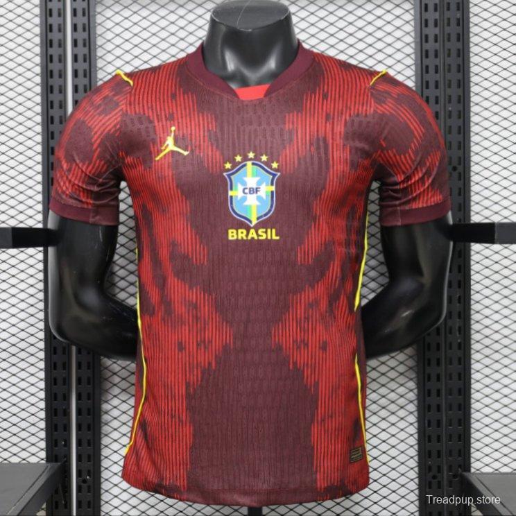 Player Version 26/27 Brazil  Dark Red Special Edition Jersey