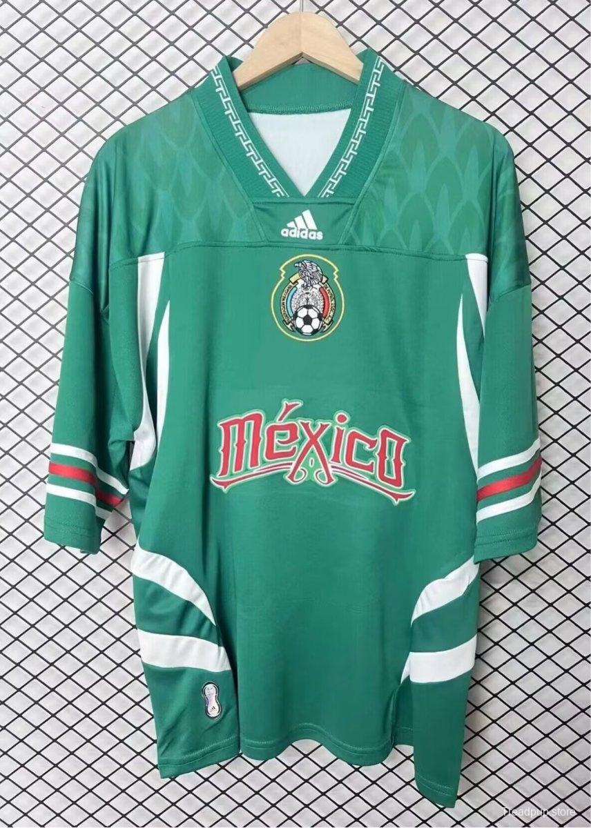 2026 Mexico Bringback Remixed Green Jersey Oversized Fit